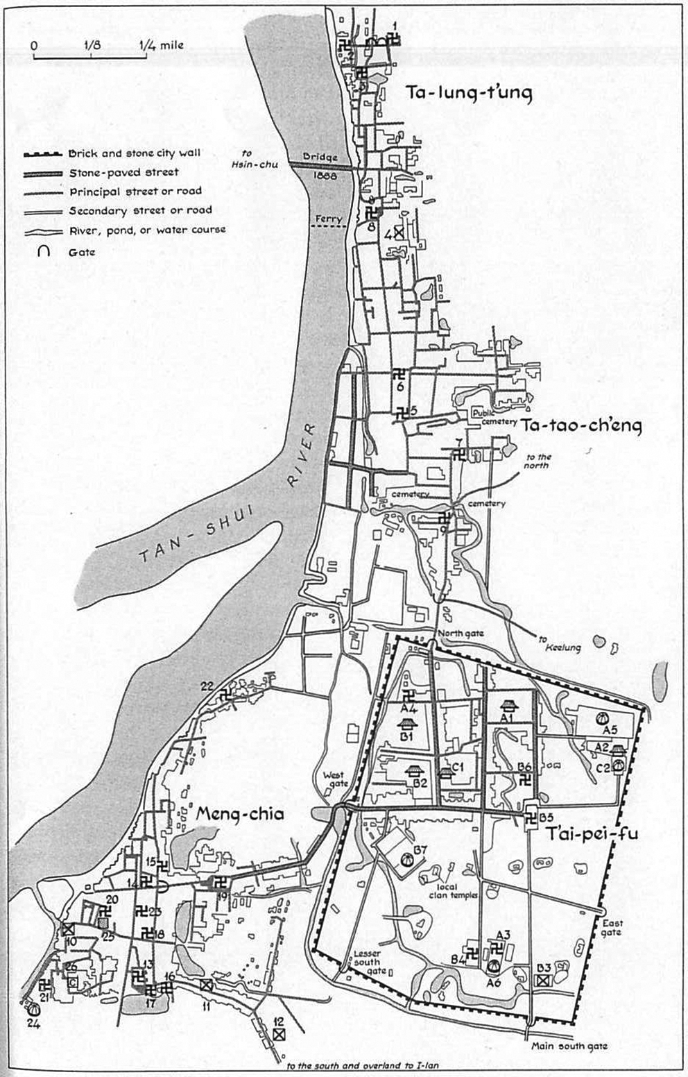 The Formation of Cities / Initiative and Motivation in Building Three Walled Cities in Taiwan